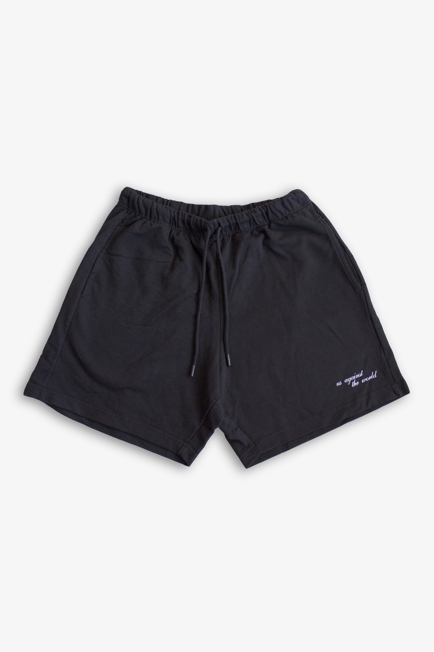 LOGO TERRY SHORTS -  VINTAGE BLACK